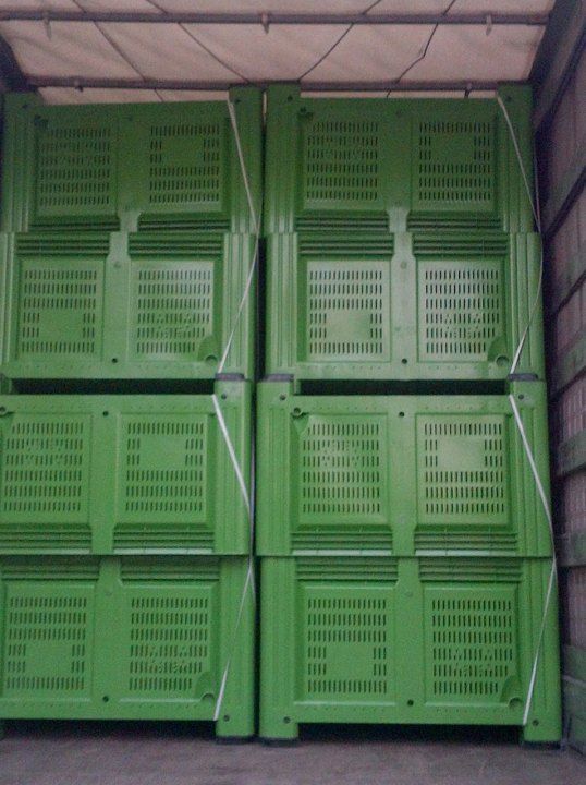 Boxpaleti din plastic pentru fructe si legume