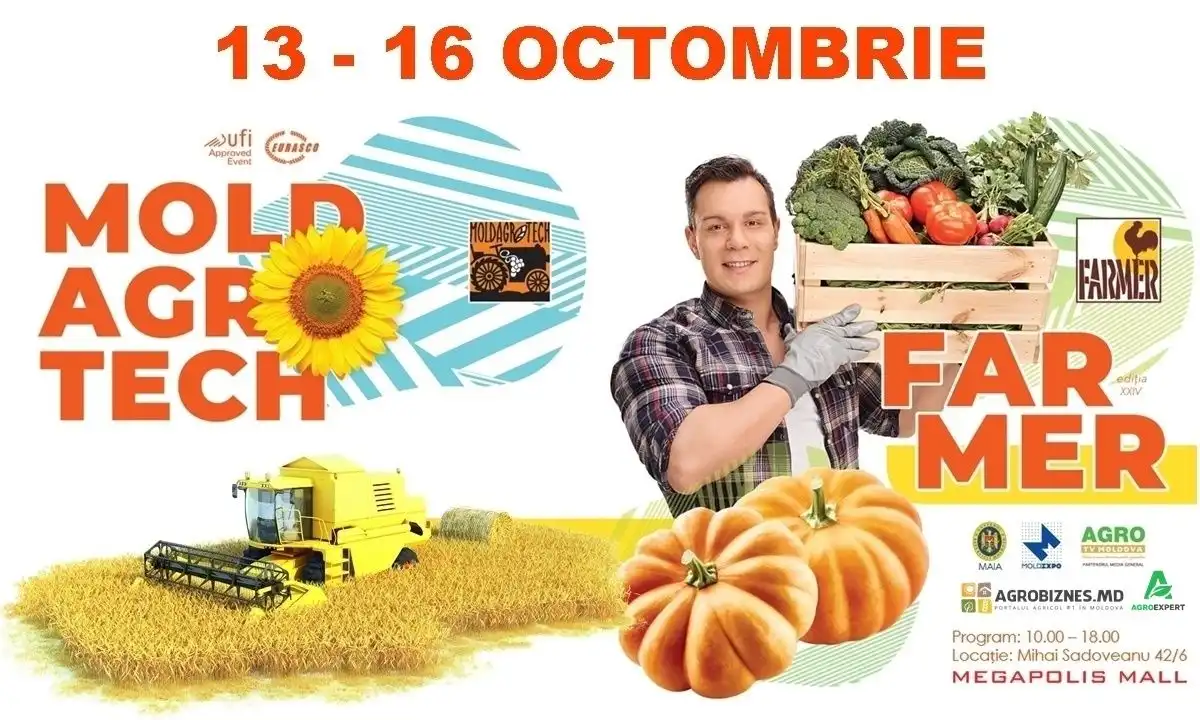 Выставки MOLDAGROTECH (autumn) и FARMER 2021 – Бизнес-платформа для аграрного сектора