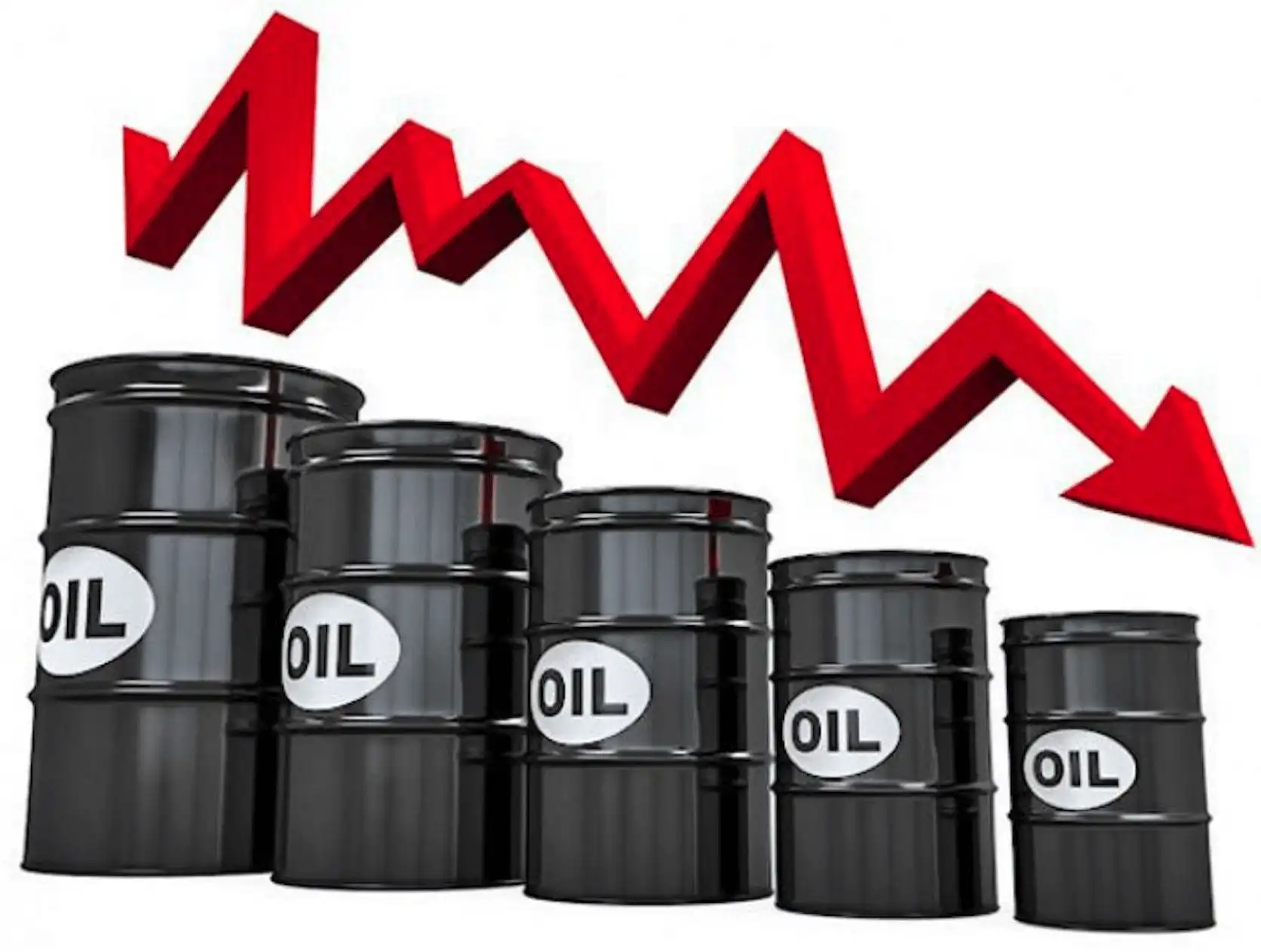 За последнюю неделю цены на нефть упали более чем на 20%