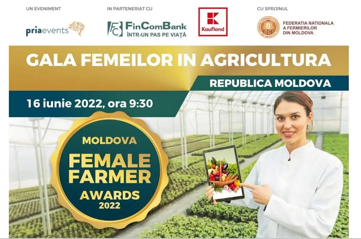 PRIMA GALĂ DESTINATĂ FEMEILOR DIN AGRICULTURA MOLDOVEI ESTE ORGANIZATĂ ÎN PREMIERĂ, de PRIAevents în 16 iunie 2022