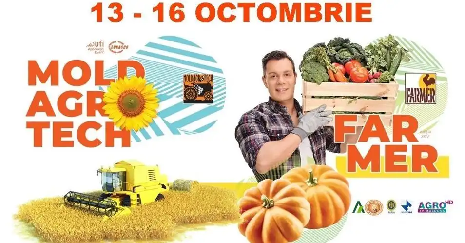 Săptămâna agroindustrială la MOLDEXPO – 2022 –  Expozițiile MOLDAGROTECH (autumn) și  FARMER  – revenirea în forță