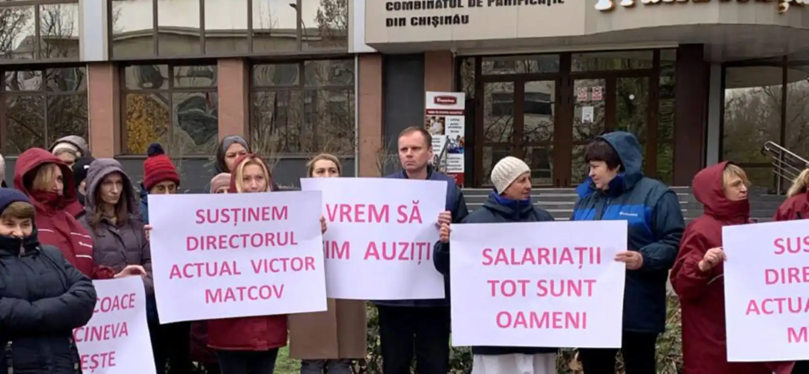 Сотрудники Franzeluța вышли на протест из-за назначения нового директора   