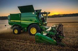 Определение качества зерна комбайном John Deere - agroexpert.md