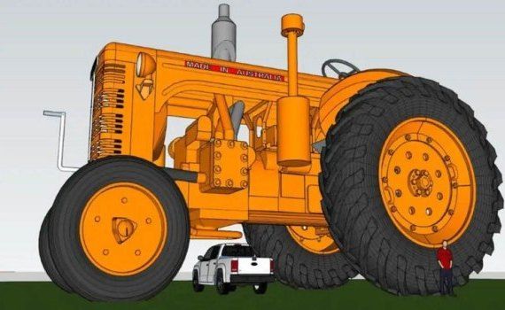 Самый большой памятник трактору появится в Австралии в 2024 году - agroexpert.md