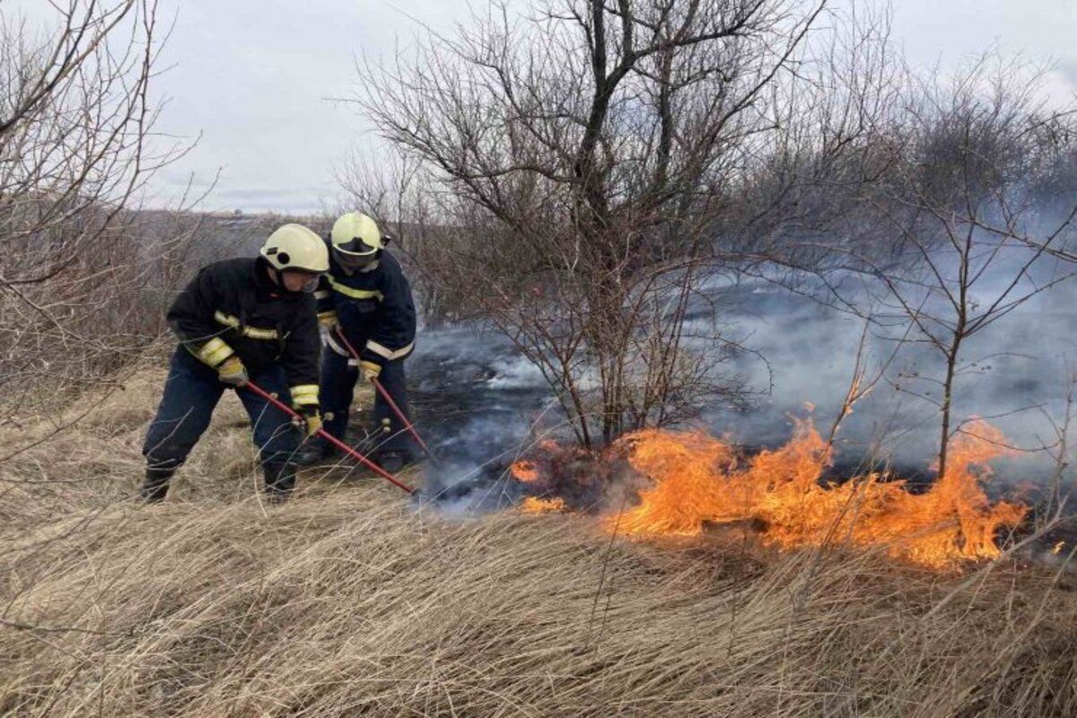 IGSU incendiu vegetație Stăuceni - agroexpert.md