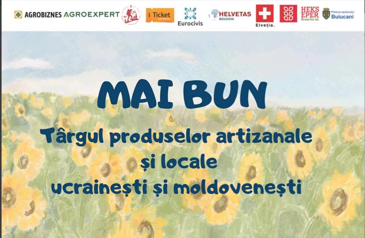 Parcul Alunelul găzduiește în weekend târgul „Mai Bun” - agroexpert.md