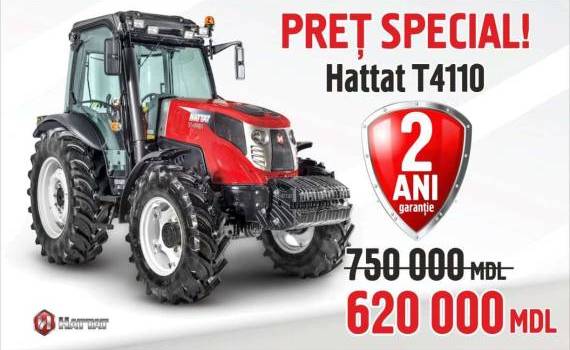 Специальное предложение: трактор Hattat T4110 теперь всего за 620000 MDL - agroexpert.md
