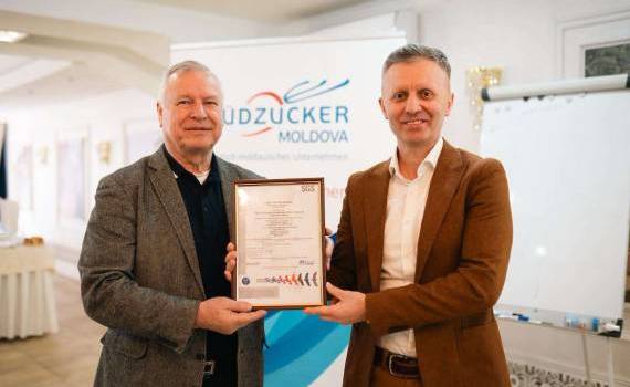 Agro-SZM, parte a Südzucker Moldova, a fost certificată FSA - agroexpert.md