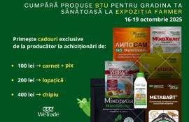 expoziția FARMER 2025 cu biopreparatele exclusive BTU - agroexpert.md