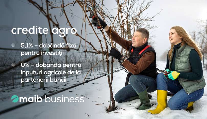Maib sprijină agricultorii - agroexpert.md