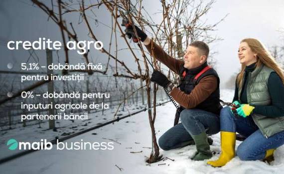 Maib sprijină agricultorii - agroexpert.md