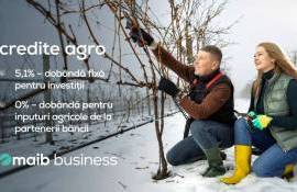 Maib sprijină agricultorii - agroexpert.md
