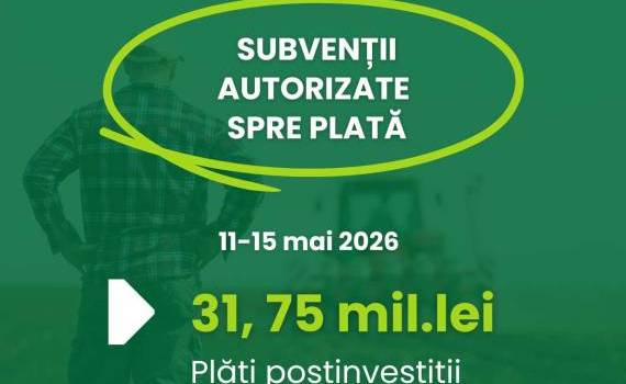 AIPA a autorizat 31,75 mil. lei pentru plăți postinvestiționale - agroexpert.md