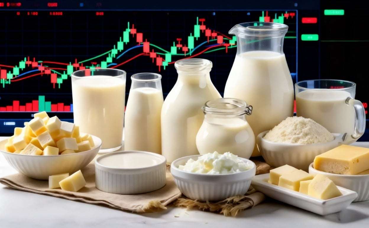Биржевые цены на молочную продукцию снизились