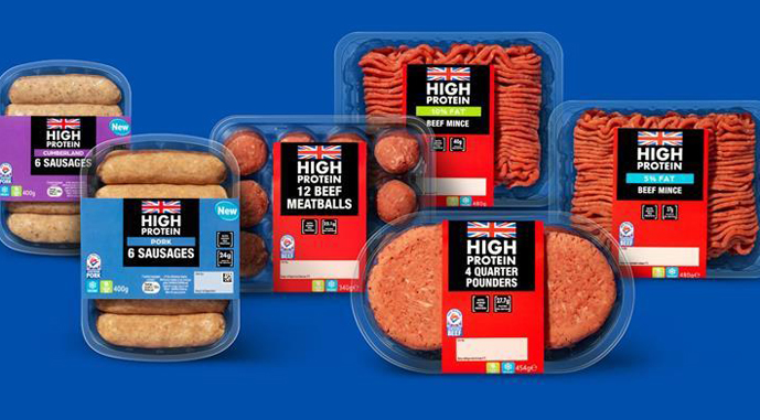 Сеть супермаркетов Lidl запустила продажи гибридного мяса с гороховым белком